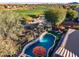 Stunning pool and backyard with golf course views at 40903 N Harbour Town Way, Anthem, AZ 85086