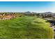 Golf course and surrounding neighborhood visible in this aerial shot at 40903 N Harbour Town Way, Anthem, AZ 85086