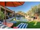 Stunning pool and spa with expansive backyard at 40903 N Harbour Town Way, Anthem, AZ 85086