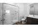 Clean bathroom features a walk-in shower and updated vanity at 24579 W St Catherine Ave, Buckeye, AZ 85326