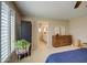 Bedroom with ensuite bathroom access and built-in wardrobe at 29205 N Yellow Bee Dr, San Tan Valley, AZ 85143