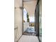 Outdoor shower area with tiled walls, a modern showerhead, and stunning views of the desert landscape at 4301 E Upper Ridge Way, Paradise Valley, AZ 85253