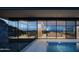 Luxurious pool with stunning views, surrounded by modern architecture and elegant outdoor living spaces at 4301 E Upper Ridge Way, Paradise Valley, AZ 85253
