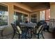 An outdoor patio with comfortable seating and grill, perfect for entertaining guests at 2425 W Bronco Butte Trl # 1002, Phoenix, AZ 85085