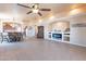 Dining area with wooden table and chairs at 10309 W Santiago Dr, Arizona City, AZ 85123