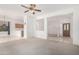 Spacious living room showcasing an open floor plan with views to the kitchen at 1451 E Palm Beach Dr, Chandler, AZ 85249