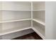 Walk-in pantry with ample shelving for organized storage at 18162 W Cielo Grande Ave, Surprise, AZ 85387