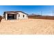 Spacious dirt backyard enclosed by a block wall, perfect for creating a private oasis at 12333 W Marguerite Ave, Avondale, AZ 85323