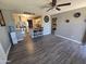 Open dining area with kitchen views and wood-look floors at 206 N 5Th St, Avondale, AZ 85323