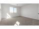Bright bedroom features one window, carpet floors, and many electrical outlets for all devices at 5332 W Manzanita Dr, Glendale, AZ 85302