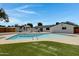 Clean lines and a refreshing pool in the backyard at 934 E 8Th St, Mesa, AZ 85203