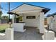Modern outdoor kitchen with built-in grill and ventilation hood at 934 E 8Th St, Mesa, AZ 85203