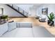 Open floor plan showcases modern staircase and expansive living area at 6850 E Joshua Tree Ln, Paradise Valley, AZ 85253