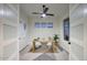 Bright, minimalist office space with a clean desk setup, neutral tones, and ample natural light at 11566 E Christmas Cholla Dr, Scottsdale, AZ 85255