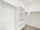 Walk-in closet with shelving and rod for ample storage at 3337 E Alexander Dr, San Tan Valley, AZ 85143