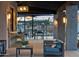 Comfortable patio seating with stylish lighting provides a relaxing space to enjoy community amenities at 3337 E Alexander Dr, San Tan Valley, AZ 85143