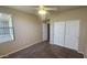 Bright bedroom with neutral carpeting and double-door closet at 20100 N 78Th Pl # 2143, Scottsdale, AZ 85255