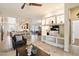 Spacious living area provides an inviting atmosphere connecting the kitchen and dining spaces at 10851 E Le Marche Dr, Scottsdale, AZ 85255