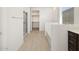 Modern bathroom with walk-in shower and soaking tub at 36833 W La Paz St, Maricopa, AZ 85138