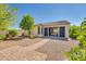 Backyard with covered patio and pathway at 12368 W Running Deer Trl, Peoria, AZ 85383