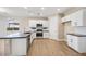 Well-equipped kitchen with an island, stainless steel appliances, and tile backsplash at 20254 W Roma Ave, Litchfield Park, AZ 85340