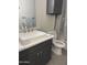 Updated bathroom showcasing vanity, toilet, shower, and contemporary fixtures at 2142 E Donner Dr, Tempe, AZ 85282