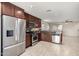 Spacious kitchen, stainless steel appliances, and granite countertops at 1245 N Compton Cir, Mesa, AZ 85207