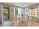 Dining room with a table and chairs, glass door to a patio, and natural light at 35202 N 30Th Dr, Phoenix, AZ 85086