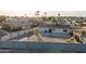 Aerial view of fenced backyard and nearby houses at 323 N 69Th Ave, Phoenix, AZ 85043