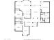 Detailed floorplan showing layout of rooms at 11035 E Clinton St, Scottsdale, AZ 85259