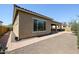 Backyard view of home exterior and landscaping at 14133 S 179Th Ave, Goodyear, AZ 85338
