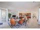 Open living space features a comfortable seating area and a view of the kitchen at 14133 S 179Th Ave, Goodyear, AZ 85338