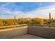 Stunning mountain views from a private balcony at 7628 E Mary Sharon Dr, Scottsdale, AZ 85266