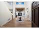 Bright and spacious entryway with hardwood floors and high ceilings at 7628 E Mary Sharon Dr, Scottsdale, AZ 85266