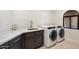 Convenient laundry room with washer and dryer at 7628 E Mary Sharon Dr, Scottsdale, AZ 85266