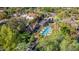 Aerial view of a home with a long pool and expansive backyard at 363 E Monte Vista Rd, Phoenix, AZ 85004
