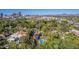 An aerial view of a house with a pool and city views at 363 E Monte Vista Rd, Phoenix, AZ 85004
