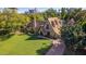 Aerial perspective showcasing the home's size and landscaping at 363 E Monte Vista Rd, Phoenix, AZ 85004