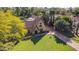 Aerial view of charming home with large green lawn at 363 E Monte Vista Rd, Phoenix, AZ 85004
