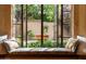 Window seat overlooking a charming courtyard with fountain at 363 E Monte Vista Rd, Phoenix, AZ 85004