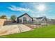 Backyard showcasing a pool and modern home design at 2136 E Paradise Ln, Phoenix, AZ 85022