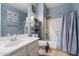 Small bathroom with shower/tub combo and single vanity at 12943 W Mclellan Rd, Glendale, AZ 85307