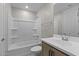 This bathroom features a shower/tub combination and single vanity at 12315 W Parkway Ln, Avondale, AZ 85323
