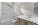 This bathroom features a shower/tub combination and single vanity at 12315 W Parkway Ln, Avondale, AZ 85323