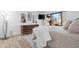 Spacious main bedroom features access to a patio with backyard views at 10224 E Michigan Ave, Sun Lakes, AZ 85248