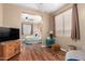 Relaxing bedroom with a view into another bedroom and plenty of natural light at 7156 S Forest Ave, Gilbert, AZ 85298