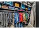 Large walk-in closet with custom shelving and ample hanging space at 2652 E Pelican Ct, Gilbert, AZ 85297