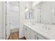 Double sink bathroom with a separate tub and shower at 22837 E Alyssa Rd, Queen Creek, AZ 85142