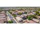 An aerial view of a residential community featuring single-Gathering homes, streets, and green trees at 17552 W Young St, Surprise, AZ 85388