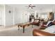 This house features an open concept living room, allowing for easy flow and entertaining at 17552 W Young St, Surprise, AZ 85388
